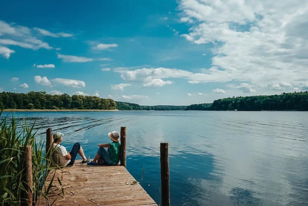 Ferienzimmer Direkt Am See Priepert Exteriér fotografie